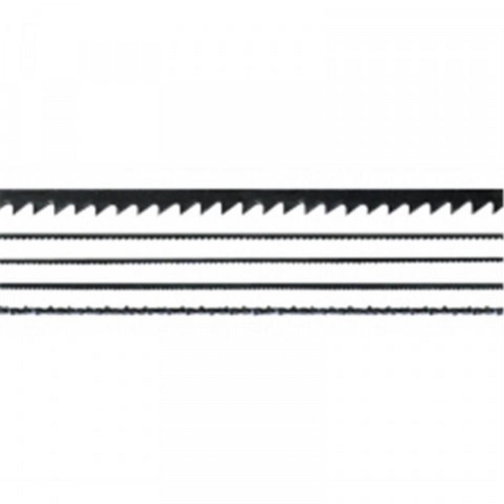 12 lames 130 mm torsadées pour scie à chantourner