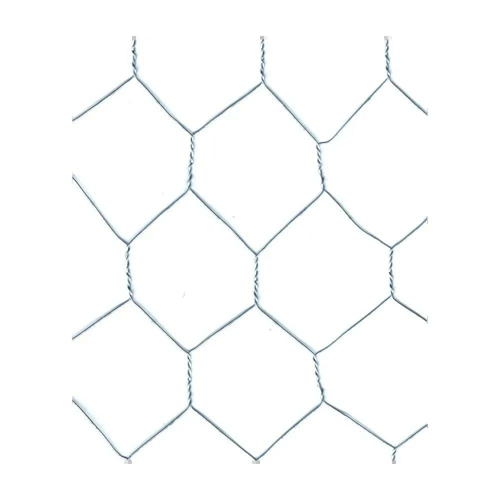 Grillage galvanisé maille hexagonale 50 mm h.0,5m 25m