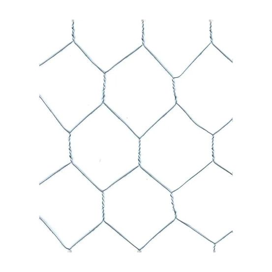 Grillage galvanisé maille hexagonale 50 mm h.0,5m 25m