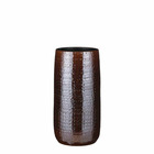 Mica decorations vase floyd - 25x25x50 cm - céramique - marron