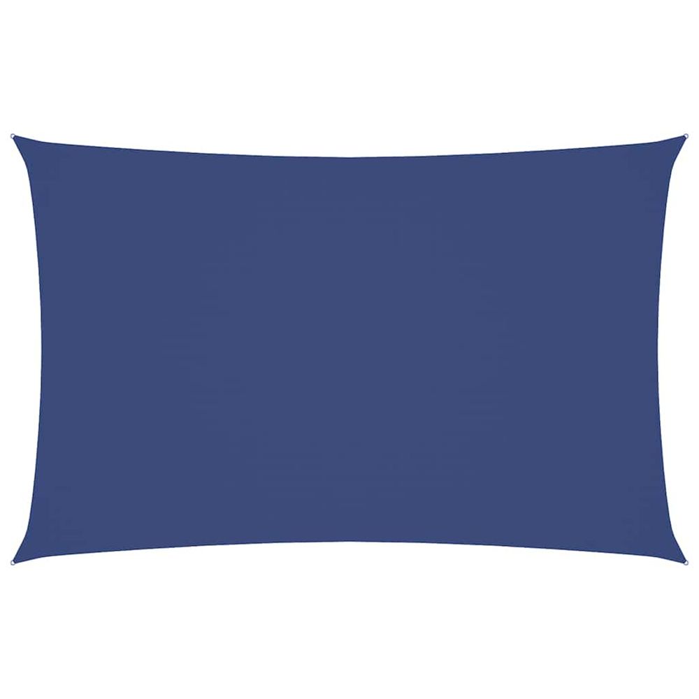 Voile de parasol tissu oxford rectangulaire 2,5x5 m bleu