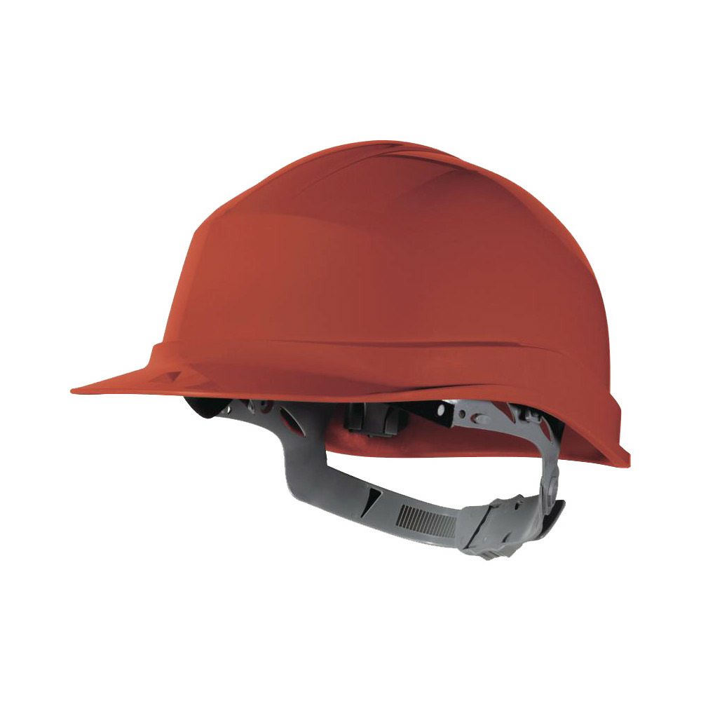 Casque de chantier zircon 1 rouge delta plus zirc1ro