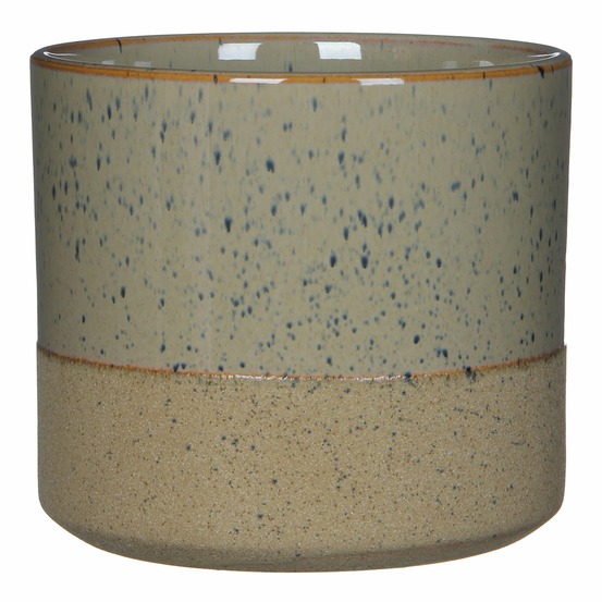 Mica decorations - cache-pot en céramique crème d18