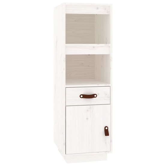 Buffet bahut commode armoire meuble de rangement organisateur cuisine salle de séjour salon haut 34 x 40 x 108,5 cm bois mass