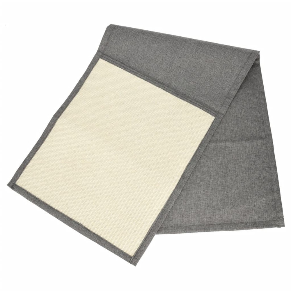 Tapis à gratter pour chat gris 130x45 cm