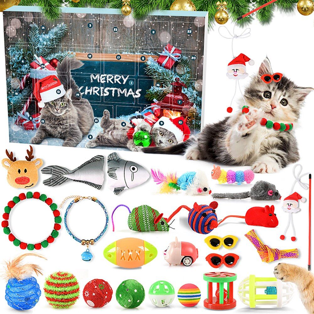 Calendrier De L'Avent Pour Chat Franklin - Noël 2025 - 24 Cases Avec Friandises (250g) - Fabriqué En France, Tous Âges - 7