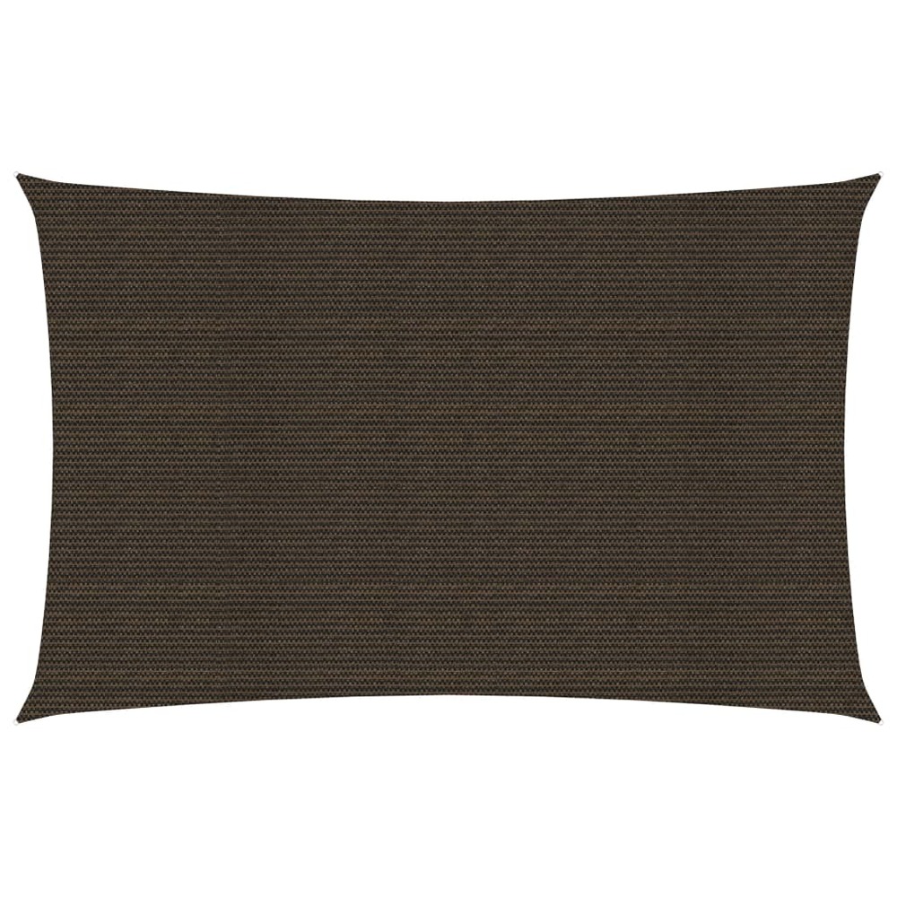 Voile d'ombrage 160 g/m² marron 4 x 7 m pehd