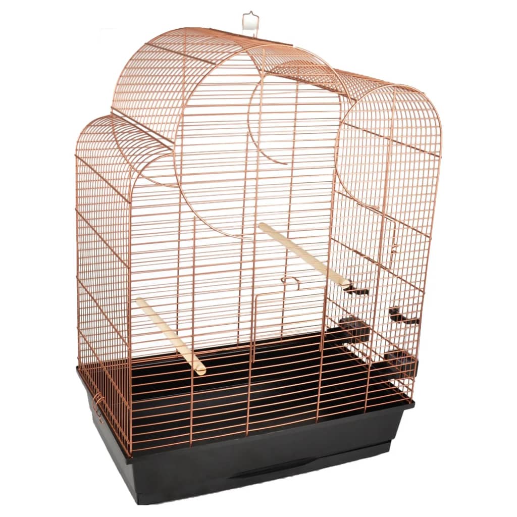 Cage à perruches wammer 1 54x34x75 cm cuivre