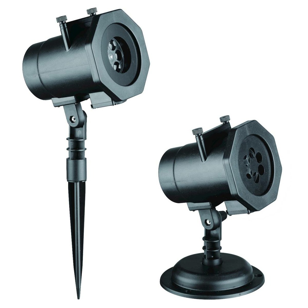 Projecteur extérieur 6 films interchangeables 4 led blanc froid + transfo