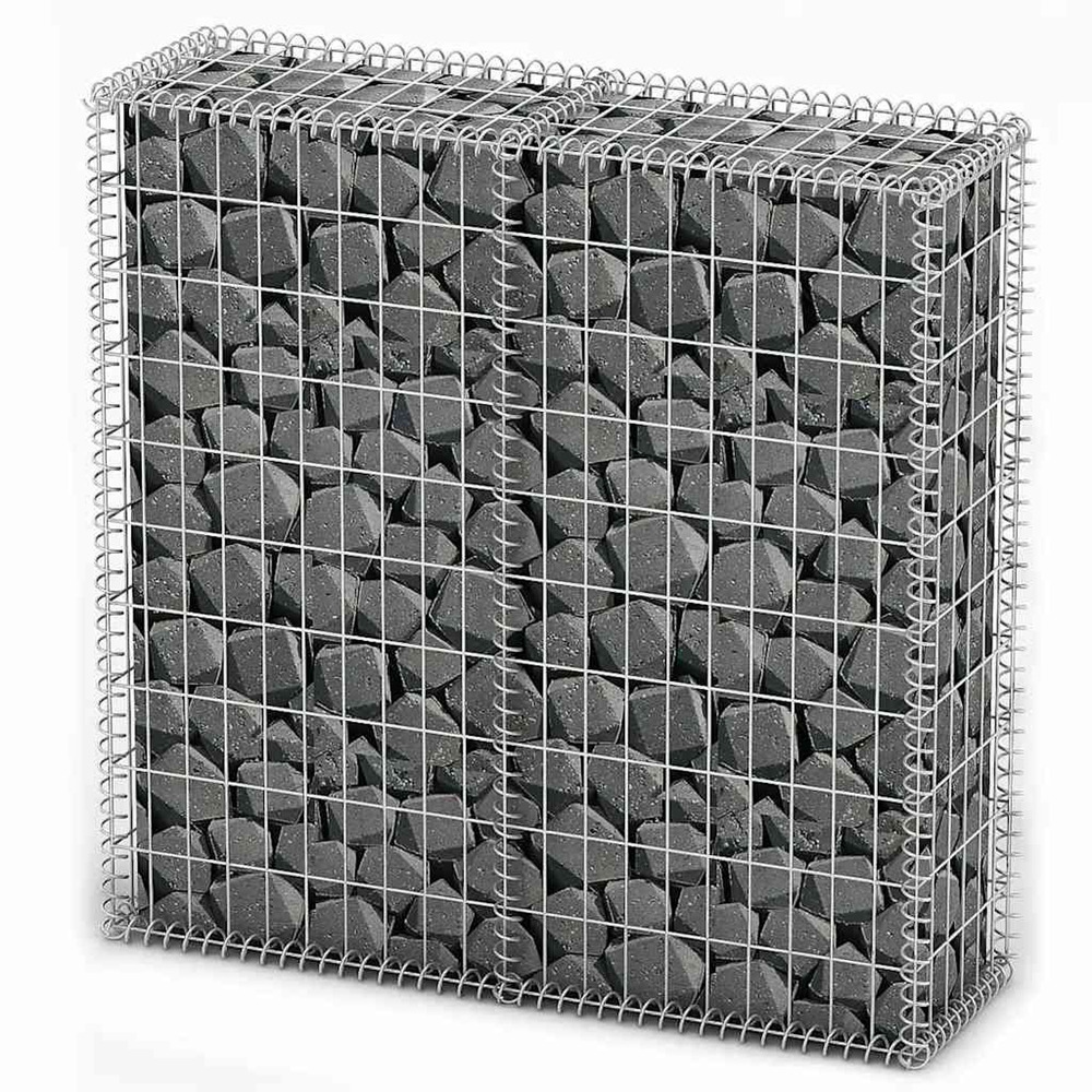 PANIER DE GABION AVEC COUVERCL-(864968)