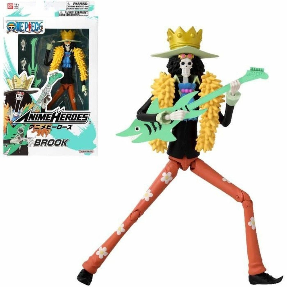 Figurine anime heroes one piece - brook - 17 cm
