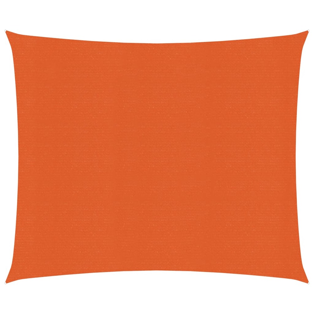 Voile toile d'ombrage parasol 160 g/m² 2,5 x 3 m pehd orange