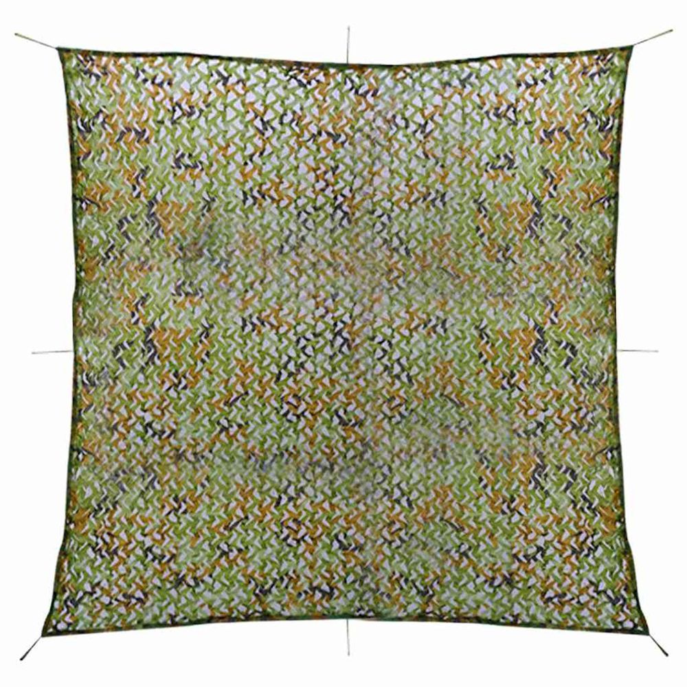 Filet de camouflage avec sac de rangement 5x5 m vert