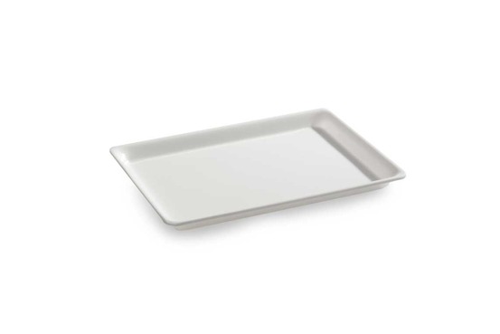 Plat en plexiglas à pâté blanc 270x200x17mm - matériel chr pro