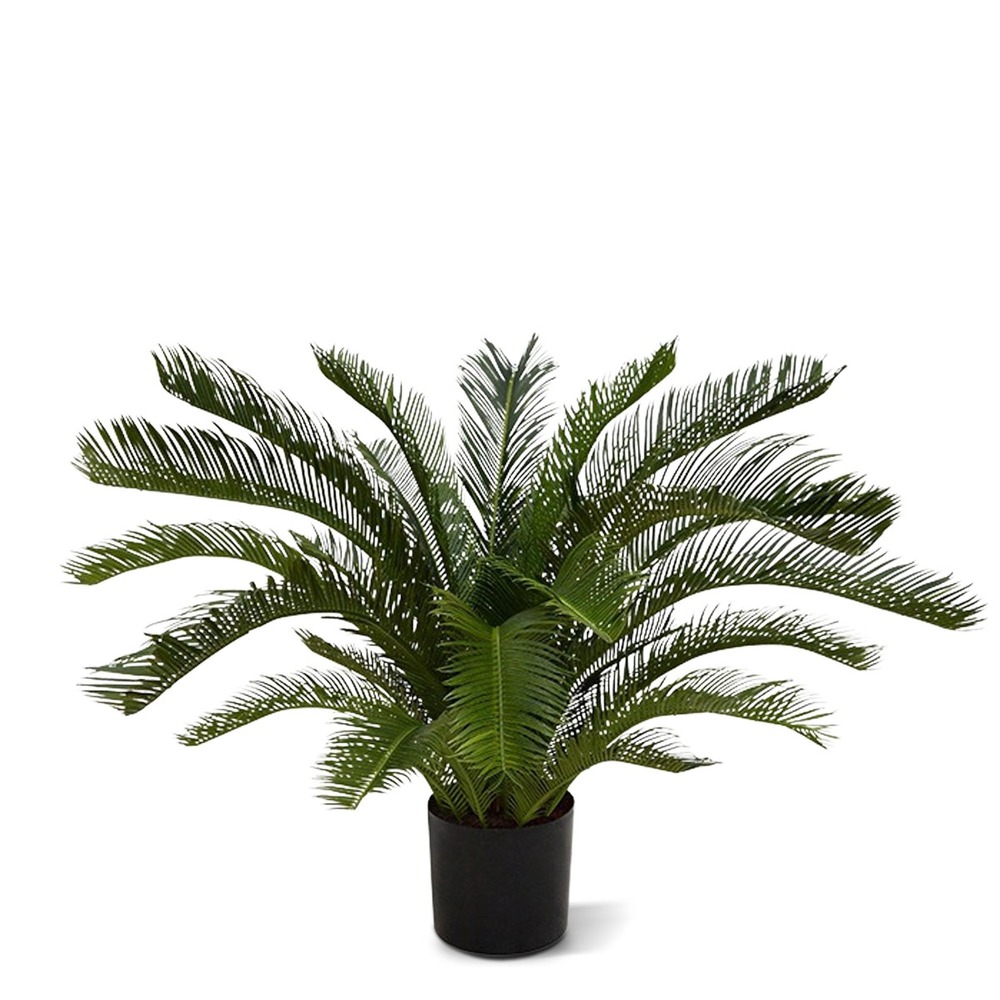 Palmier de cycas artificielle m deluxe de 80 cm uv