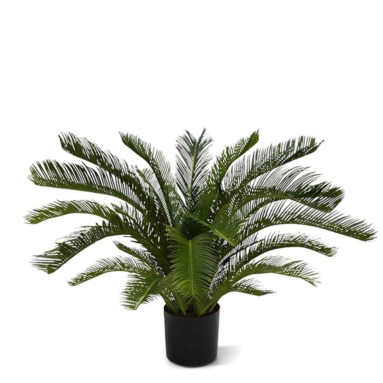 Palmier de cycas artificielle m deluxe de 80 cm uv