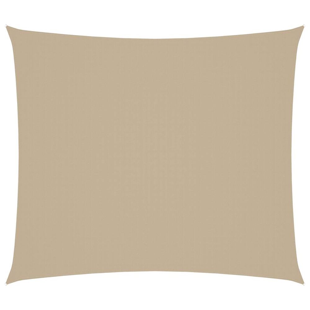 Voile de parasol tissu oxford rectangulaire 2,5x3 m beige