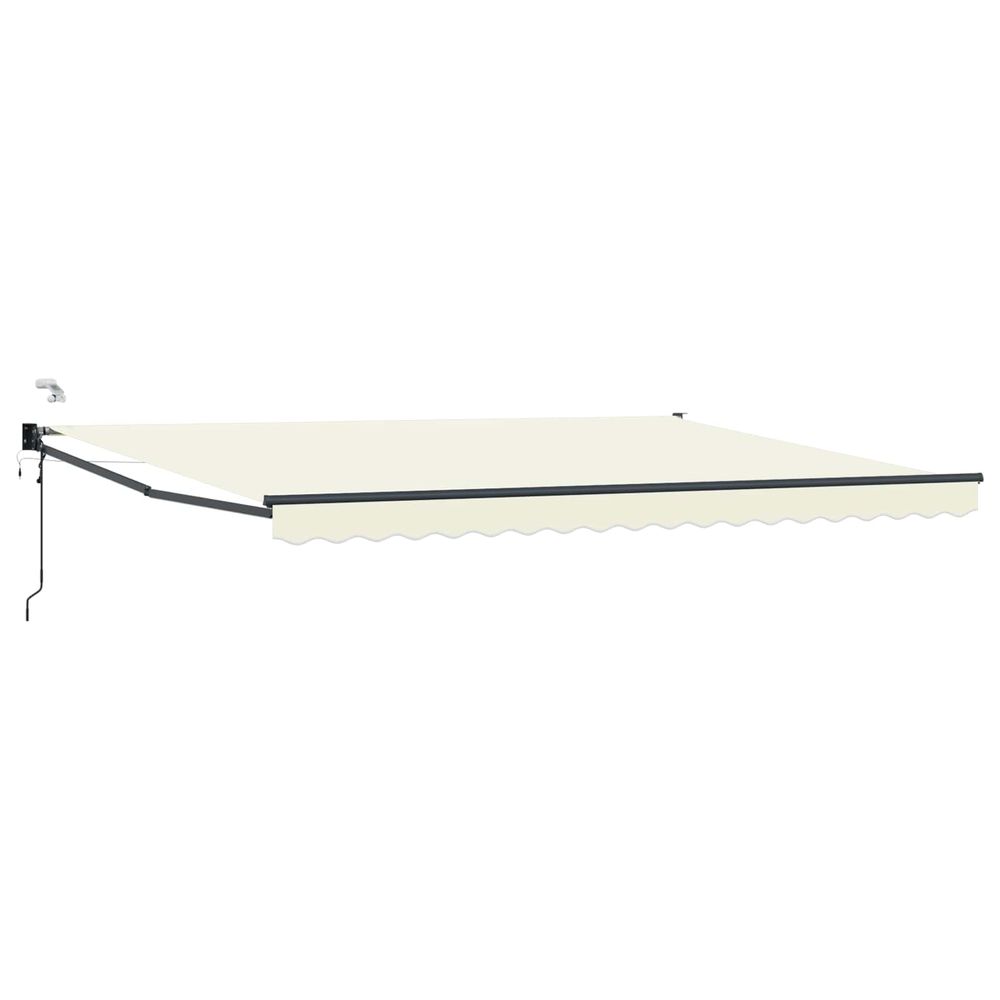 Auvent rétractable électrique crème 4,5 × 3 m