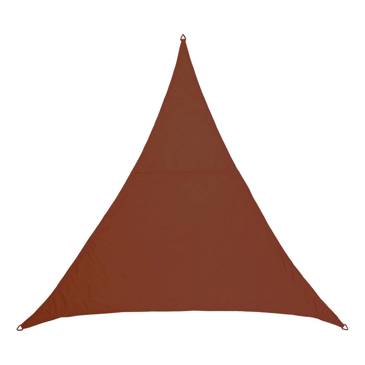 Voile d'ombrage elyora 3x3x3m acajou