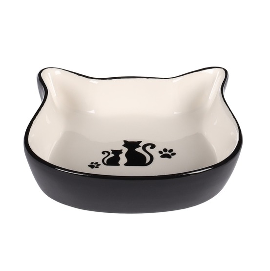 Gamelle duo de chat en céramique