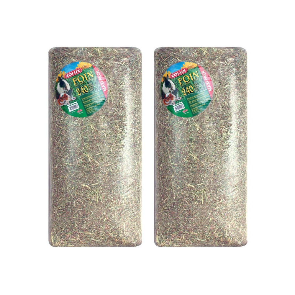 Foin des près pour rongeurs lot de 2
