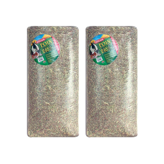 Foin des près pour rongeurs lot de 2