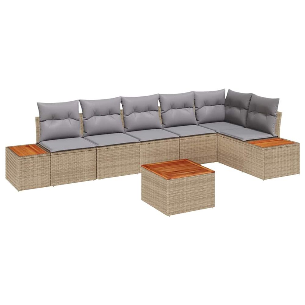 Ensemble de canapé de jardin 6 pc 6-nombre de places