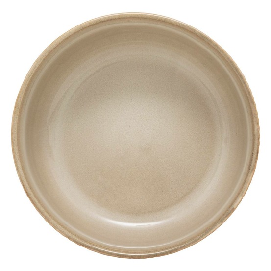 Assiette creuse chloe beige d14,2xp6,8cm