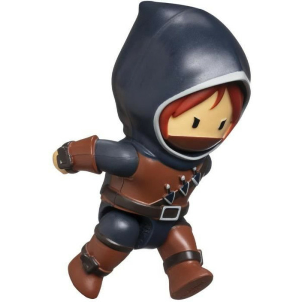 Figurine articulée - bandai - stumble guys - stabby kate - 11 cm - avec stickers
