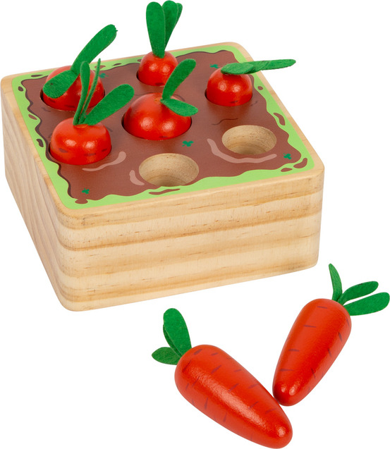 Jeu à enficher carottes