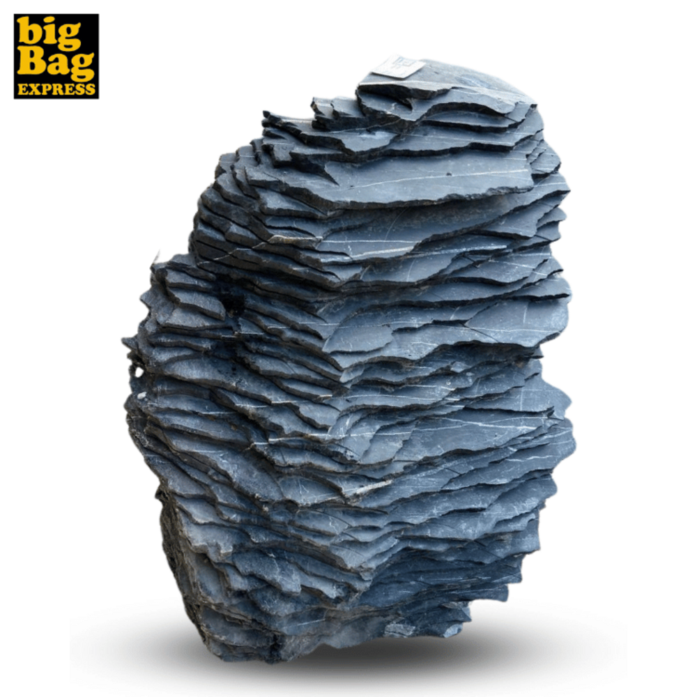 Sculpture de jardin en marbre black beauty eagle rock 311kg