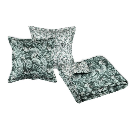 Couvre lit + taies tropic vibes