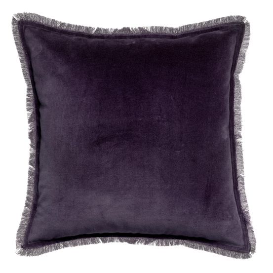 Coussin uni fara raisin 45 x 45 cm