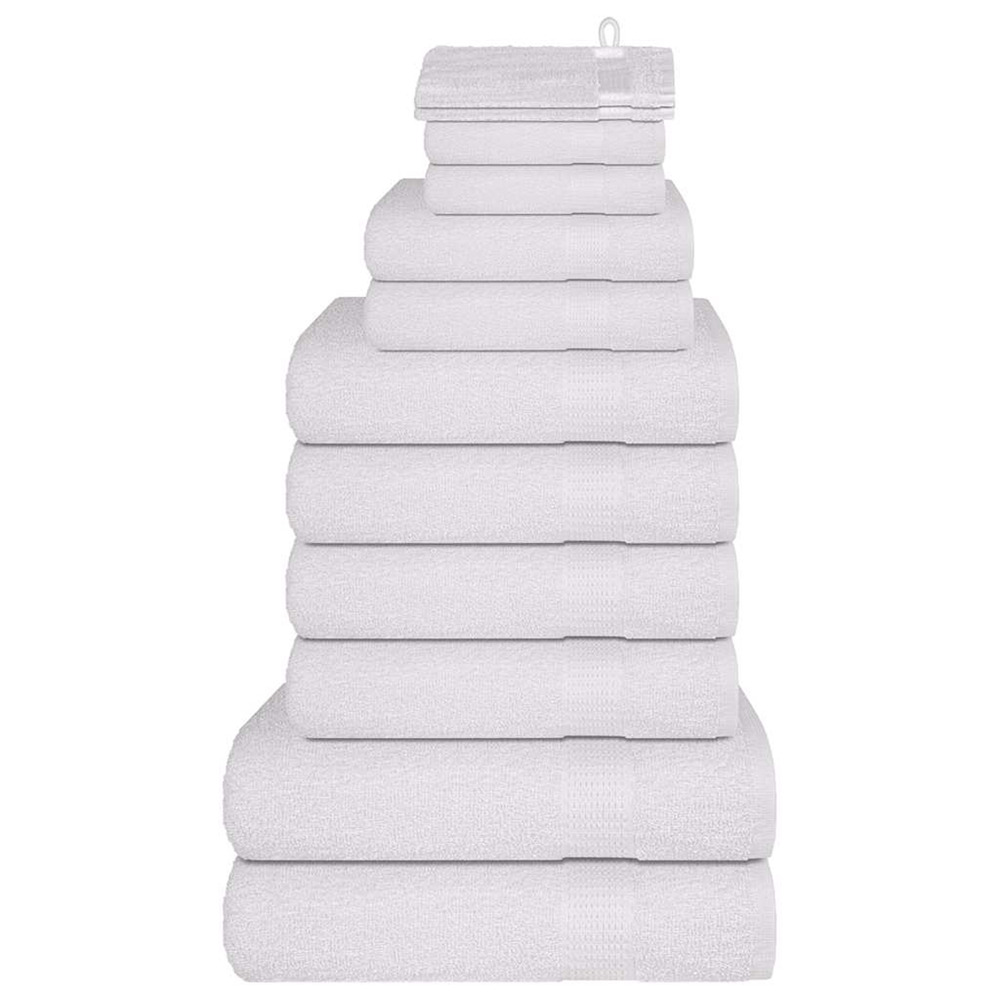 Ensemble de serviettes frogn 12 pcs blanc 360 g/m²
