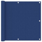 Écran de balcon bleu 90x500 cm tissu oxford