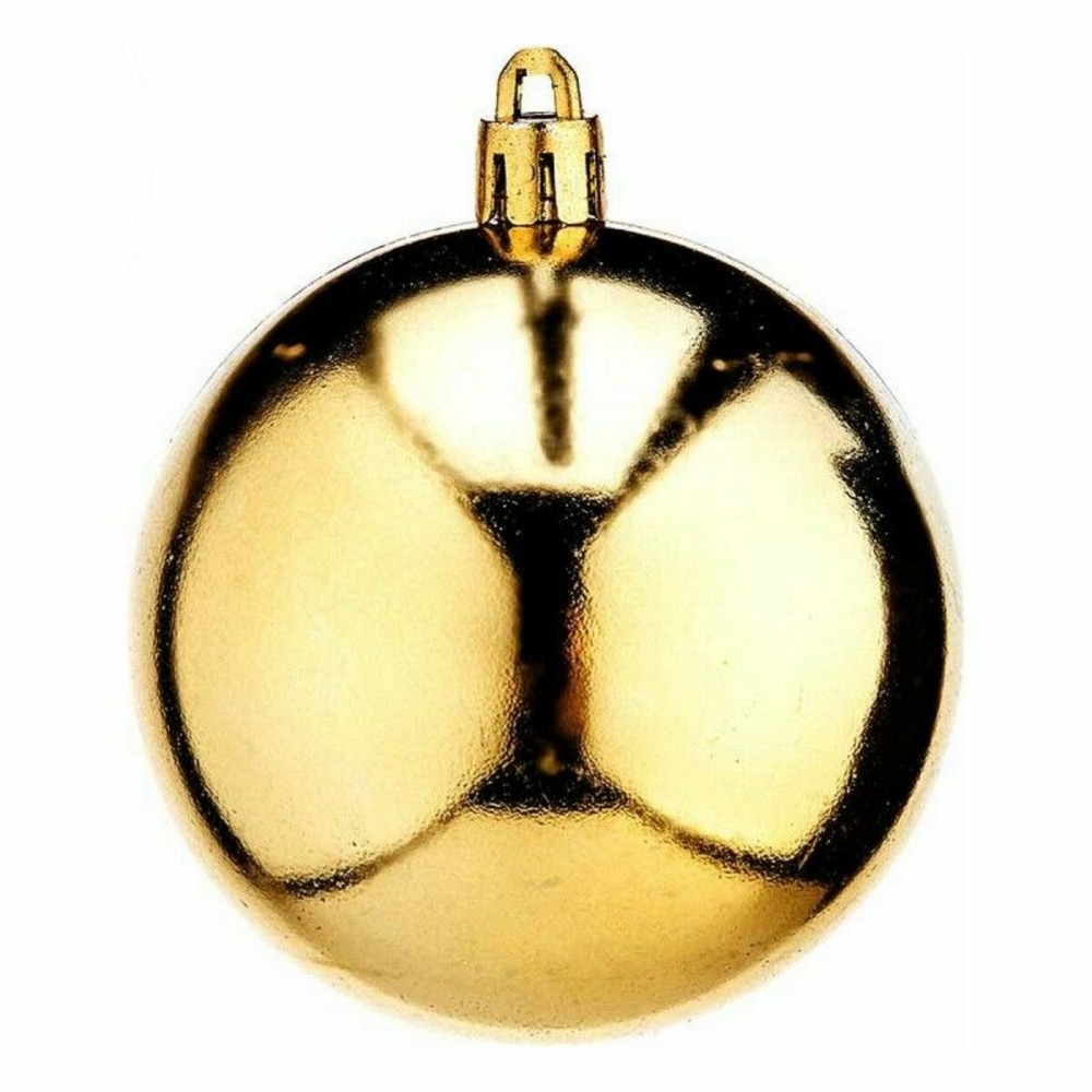 Boules de noël ø 7 cm doré pvc