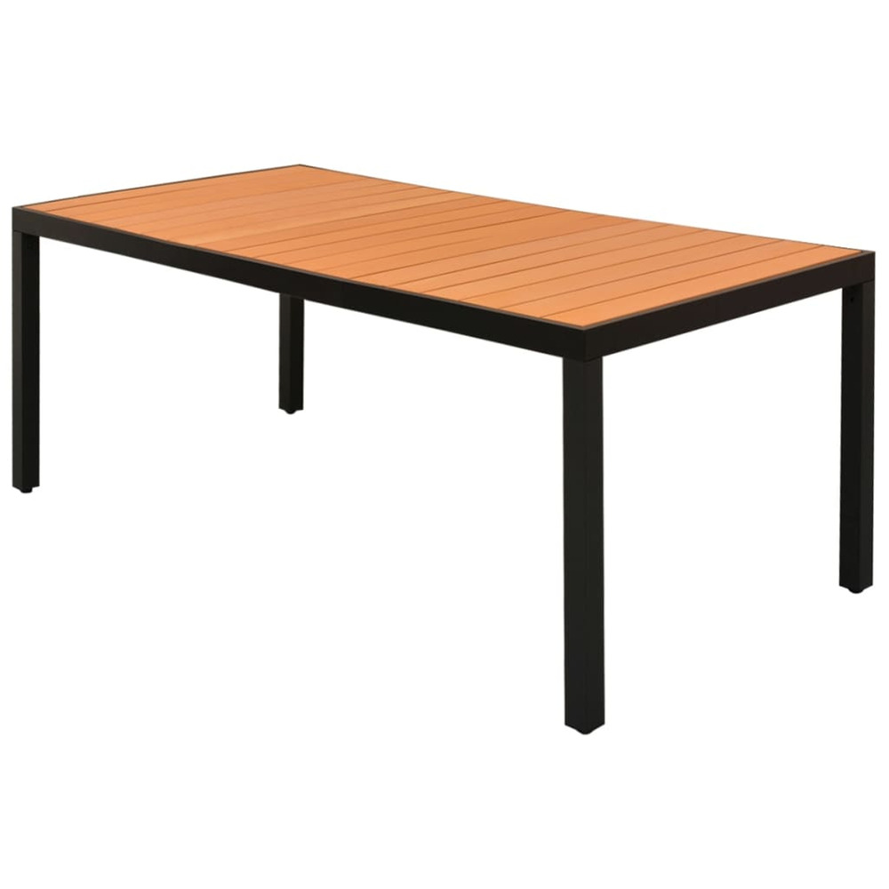 TABLE DE JARDIN MARRON 185 X 9-(866772)