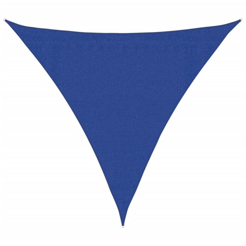 Voile d'ombrage 160 g/m² bleu 3x3x3 m pehd