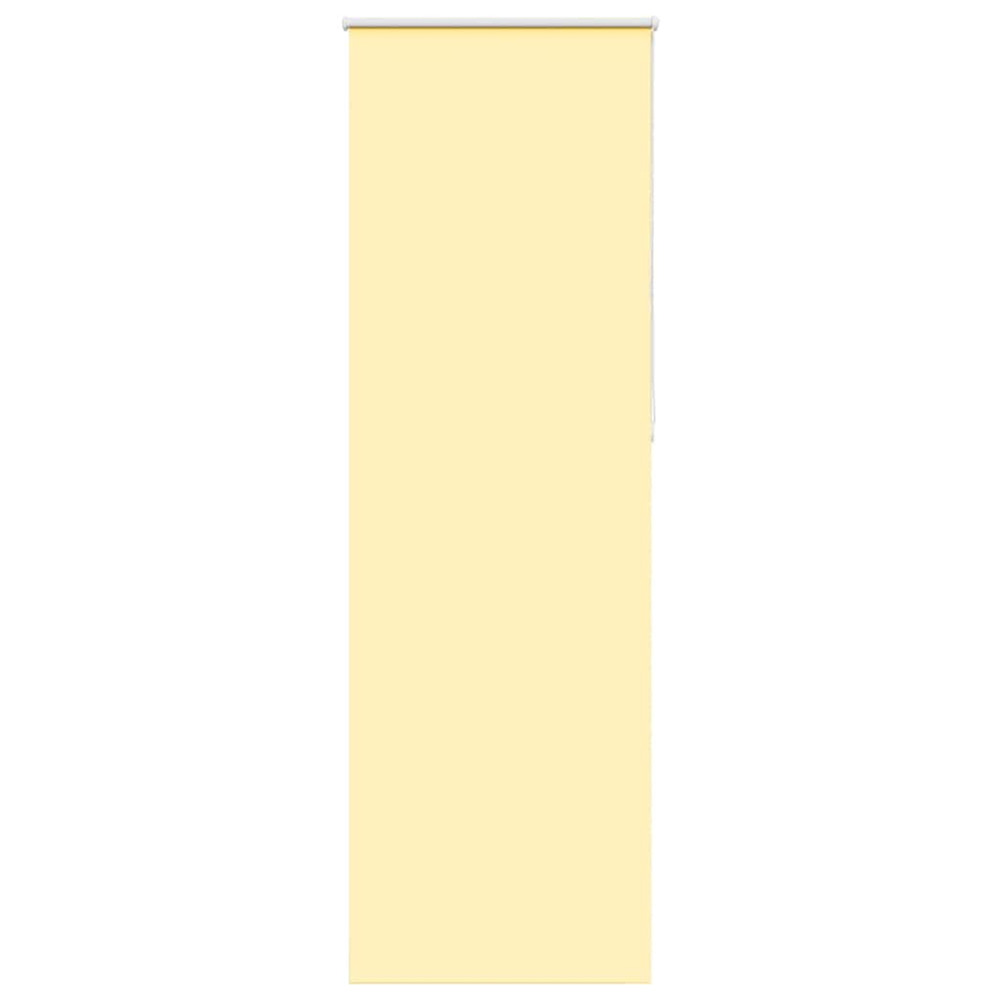 Store enrouleur occultant jaune largeur du tissu 80,7 cm
