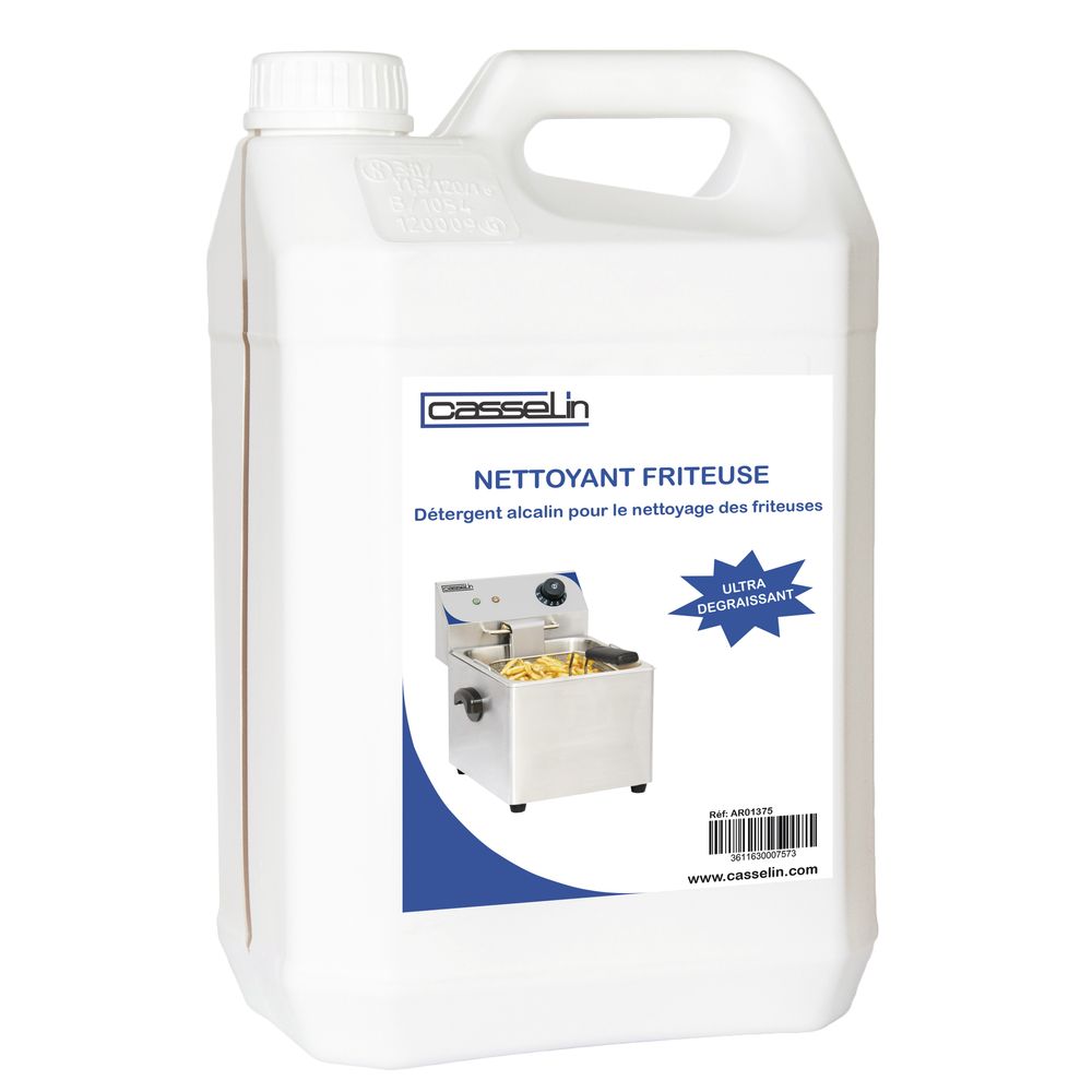 Lot de 4 - nettoyant friteuse 5 l - casselin