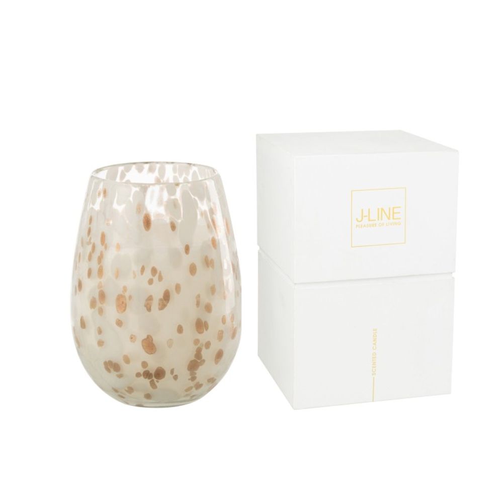 Bougie senteur en verre mix 20x20x32,5cm