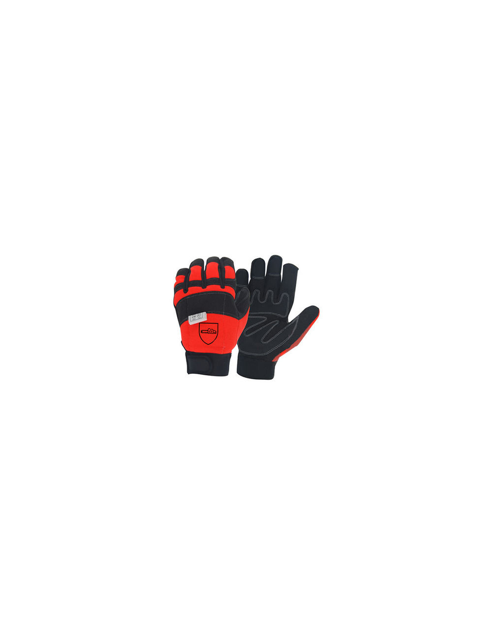 Gants de tronçonnage été taille 10/l, avec protection du dos de la main sur le gant gauche. Norme en381-classe 0, en388 - 2122x