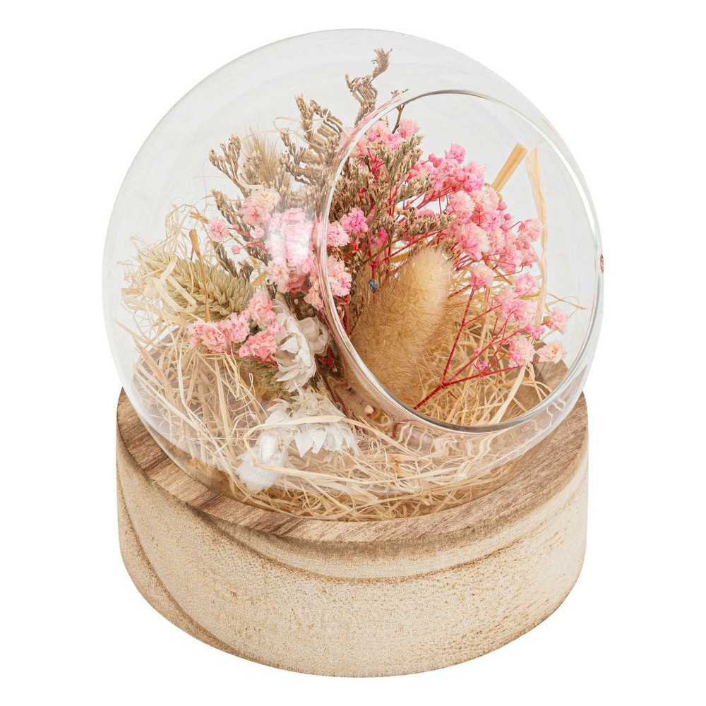 Composition boule fleurs séchées d12cm pria