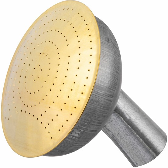 Pomme d'arrosoir en acier galvanisé grille en laiton