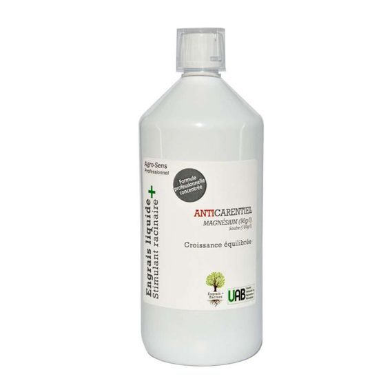 Magnésium organique, formule liquide concentrée - agro sens - 1 litre (500 litres de préparation)