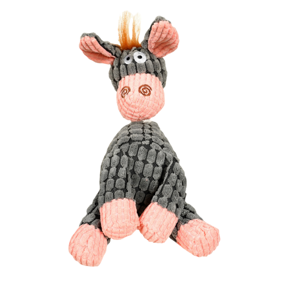 Jouets pour chiens en forme de crocodile, d'âne, de mouton, de renard, de lapin, d'éléphant, de cochon