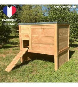 Poulailler 4 poules solide et pratique - modèle houdan