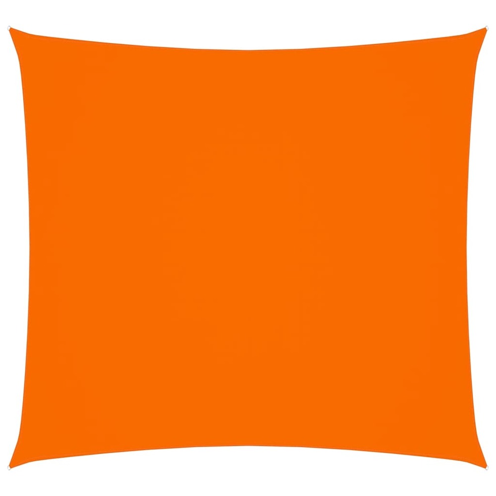 Voile de parasol tissu oxford carré 4,5x4,5 m orange