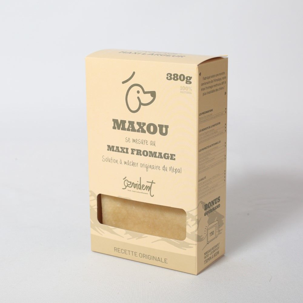 Maxi fromage à mâcher maxou brique pour chiens endurants | Truffaut