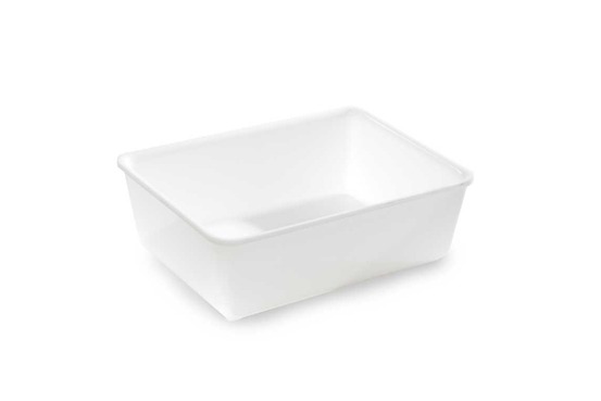 Plateau en plexiglas gastronorme gn 1/5 265x200x80mm blanc - matériel chr pro